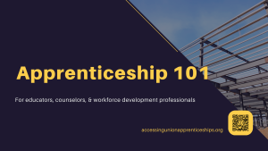 cover slide for Apprenticeship 101 presentation